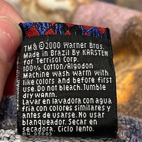 Vintage 2000 Harry Potter Portrait Of The Fat Lady Towel - Picture 5 of 6